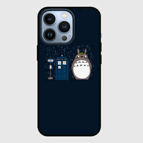 Чехол для iPhone 13 Pro с принтом Тоторо и Тардис в Ухте,  |  | anime | аниме | анимэ | герои | канта огаки | котобус | мой сосед тоторо | мультсериал | мультфильм | мэй кусакабэ | сацуки кусакабэ | сусуватари | тацуо кусакабэ | тоторо | ясуко кусакабэ