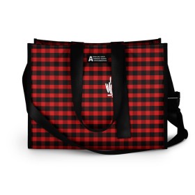 Сумка-шоппер 3D с принтом MIKE SHINODA в Ухте, 100% полиэстер | застегивается на металлическую кнопку; внутренний карман застегивается на молнию. Стенки укреплены специальным мягким материалом, чтобы защитить содержимое от несильных ударов
 | 