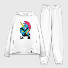 Женский костюм хлопок Oversize с принтом Fortnite в Ухте,  |  | fn | fortnite | боец | бургер | гамбургер | единорог | игра | лошадь | на коне | радужный единорог | фн | форт | форт найт | фортнайт
