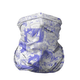 Бандана-труба 3D с принтом AHEGAO BLUE в Ухте, 100% полиэстер, ткань с особыми свойствами — Activecool | плотность 150‒180 г/м2; хорошо тянется, но сохраняет форму | ahegao | anime | kawai | kowai | otaku | senpai | sugoi | waifu | weeaboo | yandere | аниме | ахегао | вайфу | виабу | каваи | ковай | культура | отаку | сенпай | сугои | тренд | яндере