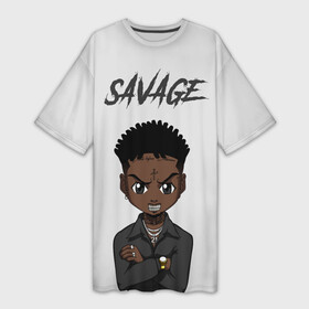 Платье-футболка 3D 21 Savage: в Ухте,  |  | 21 savage | 21 дикарь