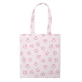 Сумка 3D повседневная Собачьи Следы: в Ухте, 100% полиэстер | Плотность: 200 г/м2; Размер: 34×35 см; Высота лямок: 30 см | лапы | следы | собака | собаки