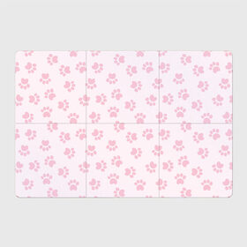 Магнитный плакат 3Х2 Собачьи Следы: в Ухте, Полимерный материал с магнитным слоем | 6 деталей размером 9*9 см | лапы | следы | собака | собаки