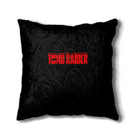 Подушка 3D с принтом Tomb Raider в Ухте, наволочка – 100% полиэстер, наполнитель – холлофайбер (легкий наполнитель, не вызывает аллергию). | состоит из подушки и наволочки. Наволочка на молнии, легко снимается для стирки | adventure | lara croft | tomb rider | археолог | гробниц | крофт | лара | приключения | расхитительница
