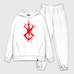 Мужской костюм хлопок OVERSIZE с принтом BERSERK sign red в Ухте,  |  | anime | berserk | heroes | knight | manga | аниме | берсерк | герои | манга | рыцарь
