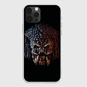 Чехол для iPhone 12 Pro с принтом PREDATOR в Ухте, силикон | область печати: задняя сторона чехла, без боковых панелей | Тематика изображения на принте: 90 е | alien | predator | алфи аллен | кино | оливия манн | пришельцы | фильмы | хищник | чужой | шейн блэк