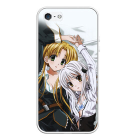 Чехол для iPhone 5/5S матовый с принтом High School DxD в Ухте, Силикон | Область печати: задняя сторона чехла, без боковых панелей | high | school | азазель | ангел | аниме | демоны | иссэе | иссэй | клан гремори | манга | монстры | ранобэ | риас | хёдо
