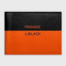 Обложка для студенческого билета с принтом Orange Is the New Black в Ухте, натуральная кожа | Размер: 11*8 см; Печать на всей внешней стороне | orange is the new black | оранжевый  хит сезона