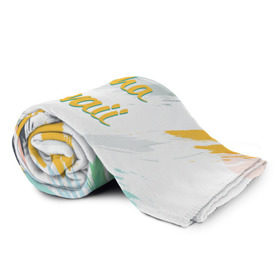 Плед 3D Aloha Hawaii: в Ухте, 100% полиэстер | закругленные углы, все края обработаны. Ткань не мнется и не растягивается | aloha | summer | sun | travel | гавайи | лето | путешествия