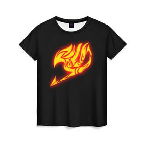 Женская футболка 3D с принтом FAIRY TAILS NATSU DRAGNEEL в Ухте, 100% полиэфир ( синтетическое хлопкоподобное полотно) | прямой крой, круглый вырез горловины, длина до линии бедер | anime | fairy tails | heroes | manga | natsu | аниме | манга