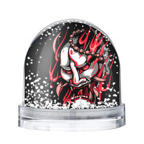 Водяной шар с принтом Демон Они в Ухте, Пластик | Изображение внутри шара печатается на глянцевой фотобумаге с двух сторон | demon | demons | japan | manga | oni | китай | манга | мифология