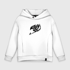 Детское худи Oversize хлопок с принтом Helmet Fairy tail just black в Ухте, френч-терри — 70% хлопок, 30% полиэстер. Мягкий теплый начес внутри —100% хлопок | боковые карманы, эластичные манжеты и нижняя кромка, капюшон на магнитной кнопке | anime | fairy tails | heroes | manga | аниме | манга | фейри теил