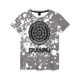 Женская футболка 3D с принтом Skaikru в Ухте, 100% полиэфир ( синтетическое хлопкоподобное полотно) | прямой крой, круглый вырез горловины, длина до линии бедер | 100 | grounders | skaikru | the 100 | trikru | wonkru | беллами | блейк | гриффин | кейн | клан | кларк | лекса | линкольн | мерфи | монти | октавия | сериал | сотня | финн | эбби