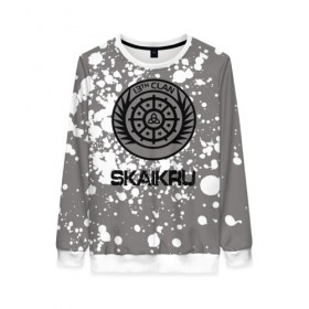 Женский свитшот 3D с принтом Skaikru в Ухте, 100% полиэстер с мягким внутренним слоем | круглый вырез горловины, мягкая резинка на манжетах и поясе, свободная посадка по фигуре | 100 | grounders | skaikru | the 100 | trikru | wonkru | беллами | блейк | гриффин | кейн | клан | кларк | лекса | линкольн | мерфи | монти | октавия | сериал | сотня | финн | эбби
