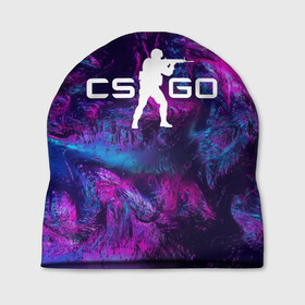 Шапка 3D с принтом CS GO HYPER BEAST LANDSCAPE в Ухте, 100% полиэстер | универсальный размер, печать по всей поверхности изделия | action | astralis | awp | counter strike | cs go | cs go global offensive | cybersport | game | gamer | hyper beast | shooter | skin | team liquid | киберспорт | оружие | скины