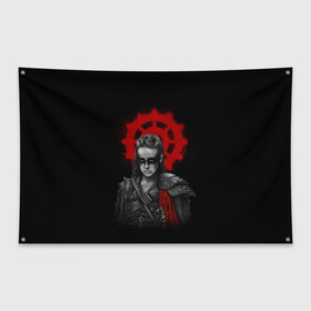 Флаг-баннер Commander Lexa: в Ухте, 100% полиэстер | размер 67 х 109 см, плотность ткани — 95 г/м2; по краям флага есть четыре люверса для крепления | 100 | the 100 | клан | кларк гриффин | ковчег | сериал | сотня