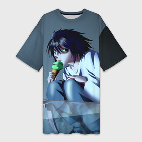 Платье-футболка 3D L ест мороженое: в Ухте,  |  | anime | death note | аниме