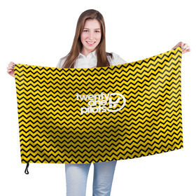 Флаг 3D с принтом TWENTY ONE PILOTS   TOP в Ухте, 100% полиэстер | плотность ткани — 95 г/м2, размер — 67 х 109 см. Принт наносится с одной стороны | 21 pilots | 21p | music | rock | top | trench | twenty one pilots | группа | музыка | рок