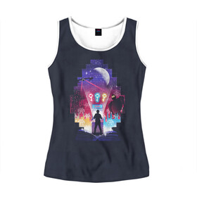 Женская майка 3D Easter egg: в Ухте, 100% полиэстер | круглая горловина, прямой силуэт, длина до линии бедра | oasis | parzival | ready player one | парсифаль | первому игроку приготовиться