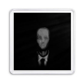 Магнит 55*55 с принтом Slender (1) в Ухте, Пластик | Размер: 65*65 мм; Размер печати: 55*55 мм | cry | game | horror | man | slender | игра | приведения | слендер | ужас | хоррор