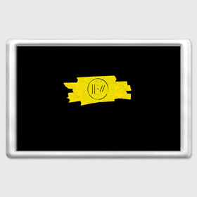 Магнит 45*70 с принтом twenty one pilots - trench 3D в Ухте, Пластик | Размер: 78*52 мм; Размер печати: 70*45 | 21 pilots | 3d                                                        twenty one pilots | jumpsuit | nico and the niners | trench | trench 3d | twenty one pilots