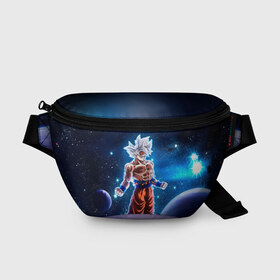 Поясная сумка 3D с принтом Dragon Ball в Ухте, 100% полиэстер | плотная ткань, ремень с регулируемой длиной, внутри несколько карманов для мелочей, основное отделение и карман с обратной стороны сумки застегиваются на молнию | anime | dragon ball | аниме | гоку | драгон бол | дракона жемчуг