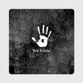 Магнит виниловый Квадрат WE KNOW / МЫ ЗНАЕМ / TES: в Ухте, полимерный материал с магнитным слоем | размер 9*9 см, закругленные углы | dovahkiin | fus ro dah | royal play | rpg | skyrim | tes | tes online | the elder scrolls | война | докавин | компьютерные игры | рпг