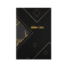 Обложка для паспорта матовая кожа с принтом RAINBOW SIX SIEGE в Ухте, натуральная матовая кожа | размер 19,3 х 13,7 см; прозрачные пластиковые крепления | patriots | rainbow six siege | tom clancys rainbow 6 | оружие | солдат