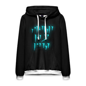 Мужская толстовка 3D с принтом FUS RO DAH в Ухте, 100% полиэстер | двухслойный капюшон со шнурком для регулировки, мягкие манжеты на рукавах и по низу толстовки, спереди карман-кенгуру с мягким внутренним слоем. | Тематика изображения на принте: dovahkiin | dragonborn | fus ro dah | rpg | skyrim | tes | the elder scrolls | докавин | рпг