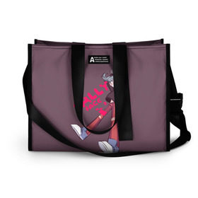 Сумка-шоппер 3D с принтом Sally Face (5) в Ухте, 100% полиэстер | застегивается на металлическую кнопку; внутренний карман застегивается на молнию. Стенки укреплены специальным мягким материалом, чтобы защитить содержимое от несильных ударов
 | face | fisher | larry johnson | mask | sally | sally face | sally fisher | демоны | духи | маска | призраки | салли | салли фейс | салли фишер | фейс