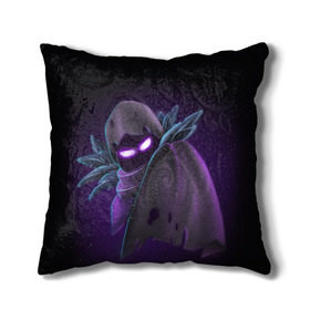 Подушка 3D с принтом Fortnite. Nevermore в Ухте, наволочка – 100% полиэстер, наполнитель – холлофайбер (легкий наполнитель, не вызывает аллергию). | состоит из подушки и наволочки. Наволочка на молнии, легко снимается для стирки | battle | epic | fortnite | games | nevermore | raven | royale | save | soldier | world | битва | ворон | королевская | солдат | фортнайт