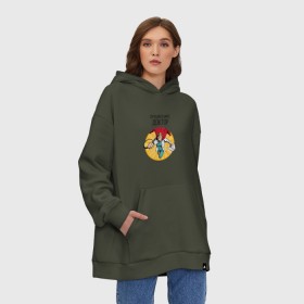 Худи SuperOversize хлопок с принтом неотложка в Ухте, 70% хлопок, 30% полиэстер, мягкий начес внутри | карман-кенгуру, эластичная резинка на манжетах и по нижней кромке, двухслойный капюшон
 | неотложка | реанимация | скорая | скорая помощь | фельдшер