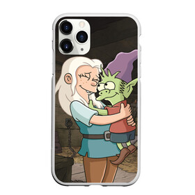 Чехол для iPhone 11 Pro матовый с принтом Обнимашки в Ухте, Силикон |  | disenchantment | elfo | мэтт гроунинг | разочарование | тролль | эльф | эльфо