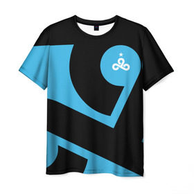 Мужская футболка 3D с принтом cs:go - Cloud9 The Form (2018/2019) в Ухте, 100% полиэфир | прямой крой, круглый вырез горловины, длина до линии бедер | 0x000000123 | cloud9 | csgo | клауд9 | ксго