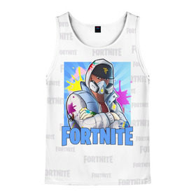 Мужская майка 3D с принтом Fortnite Fan Art в Ухте, 100% полиэстер | круглая горловина, приталенный силуэт, длина до линии бедра. Пройма и горловина окантованы тонкой бейкой | Тематика изображения на принте: fortnite | save | the | world | битва | борьба | выживани | зомби | королевская | монстры | симулятора | фортнайт