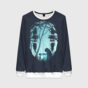 Женский свитшот 3D с принтом Унесенные Призраками в Ухте, 100% полиэстер с мягким внутренним слоем | круглый вырез горловины, мягкая резинка на манжетах и поясе, свободная посадка по фигуре | anime | away | chichiyaku | chihiro | spirited | аниме | тихиро | унесенные призраками | хаку