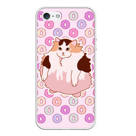 Чехол для iPhone 5/5S матовый с принтом Loops в Ухте, Силикон | Область печати: задняя сторона чехла, без боковых панелей | cat | fat | internet | loops | meme | интернет | кот | лупс | мем
