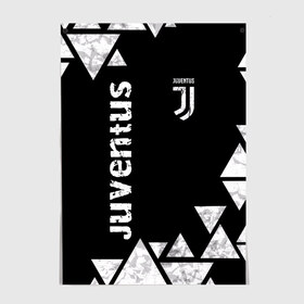 Постер с принтом Juventus Black and White в Ухте, 100% бумага
 | бумага, плотность 150 мг. Матовая, но за счет высокого коэффициента гладкости имеет небольшой блеск и дает на свету блики, но в отличии от глянцевой бумаги не покрыта лаком | club | football | juventus | белый | италия | клуб | форма | черный | ювентус