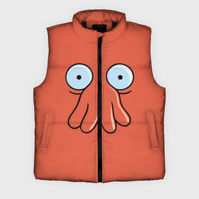 Мужской жилет утепленный 3D с принтом Зойдберг в Ухте,  |  | bender | futurama | mult | simpsons | zoidberg | бендер | зойдберг | мульт | мультик | мультфильм | симпсоны | футурама