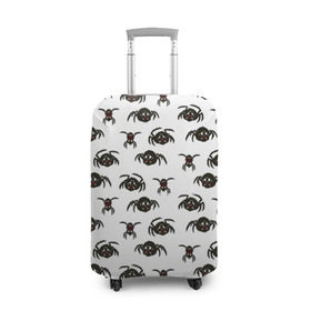 Чехол для чемодана 3D с принтом Don`t Starve в Ухте, 86% полиэфир, 14% спандекс | двустороннее нанесение принта, прорези для ручек и колес | game | spider | паттерн | паук