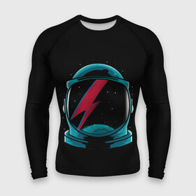 Мужской рашгард 3D с принтом Space Bowie в Ухте,  |  | Тематика изображения на принте: david bowie | rock music | дэвид боуи | рок  музыка