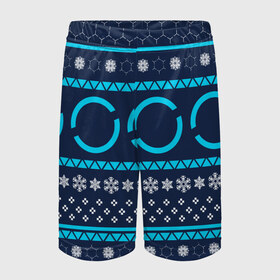 Детские спортивные шорты 3D СВИТЕР DETROIT BECOME HUMAN: в Ухте,  100% полиэстер
 | пояс оформлен широкой мягкой резинкой, ткань тянется
 | action | ai | android | christmas | connor | detroit become human | rk 800 | rk 900 | snow | winter | андроиды | детектив | игра | интерактивное кино | кара | коннор | логотип | маркус | новогодний | новый год | роботы | свитер