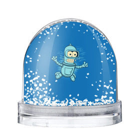 Снежный шар с принтом Bender Nevermind в Ухте, Пластик | Изображение внутри шара печатается на глянцевой фотобумаге с двух сторон | bender | futurama | mult | nevermind | nirvana | simpsons | zoidberg | бендер | зойдберг | мульт | мультик | мультфильм | симпсоны | футурама
