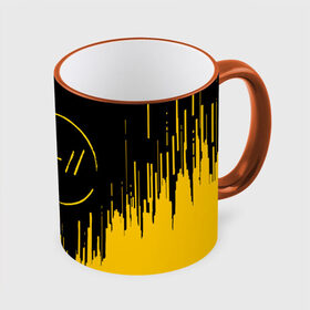 Кружка 3D с принтом TWENTY ONE PILOTS в Ухте, керамика | ёмкость 330 мл | 21 pilots | 21p | music | rock | top | trench | twenty one pilots | группа | музыка | рок