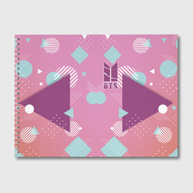 Альбом для рисования с принтом BTS в Ухте, 100% бумага
 | матовая бумага, плотность 200 мг. | bangtan boys | j hope | jimin | jin | jungkook | k pop | rm | suga | v | кей | поп
