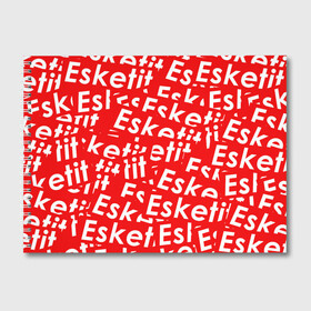 Альбом для рисования с принтом CSDC в Ухте, 100% бумага
 | матовая бумага, плотность 200 мг. | Тематика изображения на принте: esketit | gucci gang | lil pump | pattern | гуччи ганг | лил памп