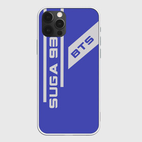 Чехол для iPhone 12 Pro с принтом BTS | Suga 93 в Ухте, силикон | область печати: задняя сторона чехла, без боковых панелей | bangtan boys | j hope | jimin | jin | jungkook | k pop | rm | suga | v | кей | поп