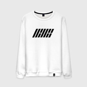 Мужской свитшот хлопок с принтом iKON logo в Ухте, 100% хлопок |  | Тематика изображения на принте: ikon | k pop | return | айкон