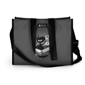 Сумка-шоппер 3D с принтом Disenchantment. Im not a Cat в Ухте, 100% полиэстер | застегивается на металлическую кнопку; внутренний карман застегивается на молнию. Стенки укреплены специальным мягким материалом, чтобы защитить содержимое от несильных ударов
 | bean | disenchantment | elfo | futurama | luci | mattgroening | netflix | princess | simpsons | бин | люси | люци | мэтгроунинг | разочарование | симпсоны | элфо