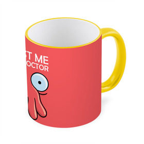 Кружка 3D с принтом Trust Me I`m a Doctor в Ухте, керамика | ёмкость 330 мл | all | bender | doctor | futurama | humans | kill | mult | robot | simpsons | space | trust | zoidberg | бендер | зойдберг | космос | мульт | мультик | мультфильм | робот | симпсоны | футурама